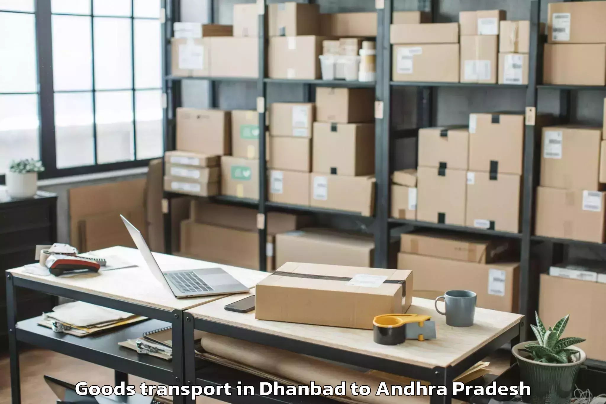 Top Dhanbad to Jaggayyapet Goods Transport Available